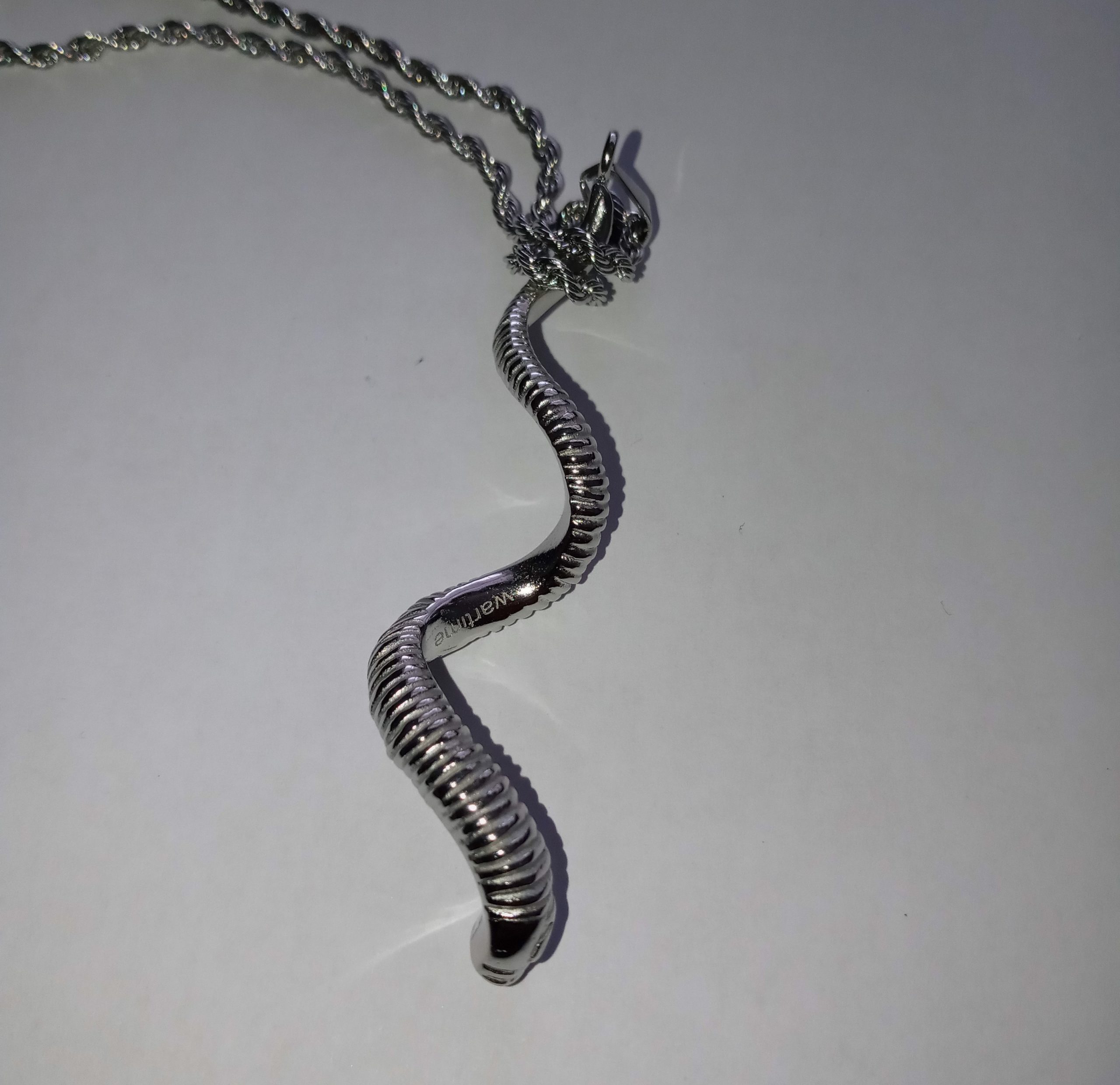Shofar necklace/ Ram’s Horn necklace silver