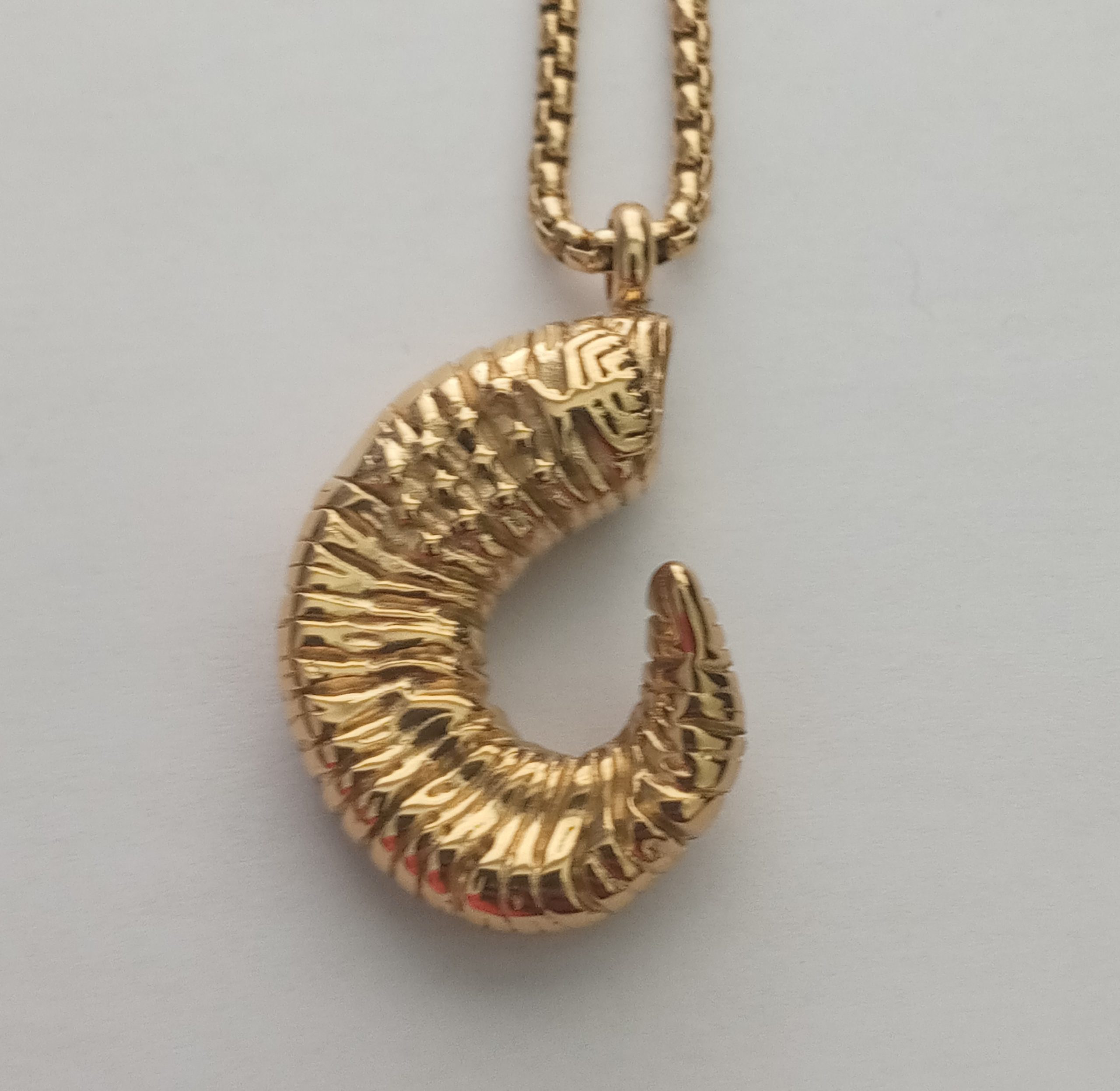 Rams horn necklace