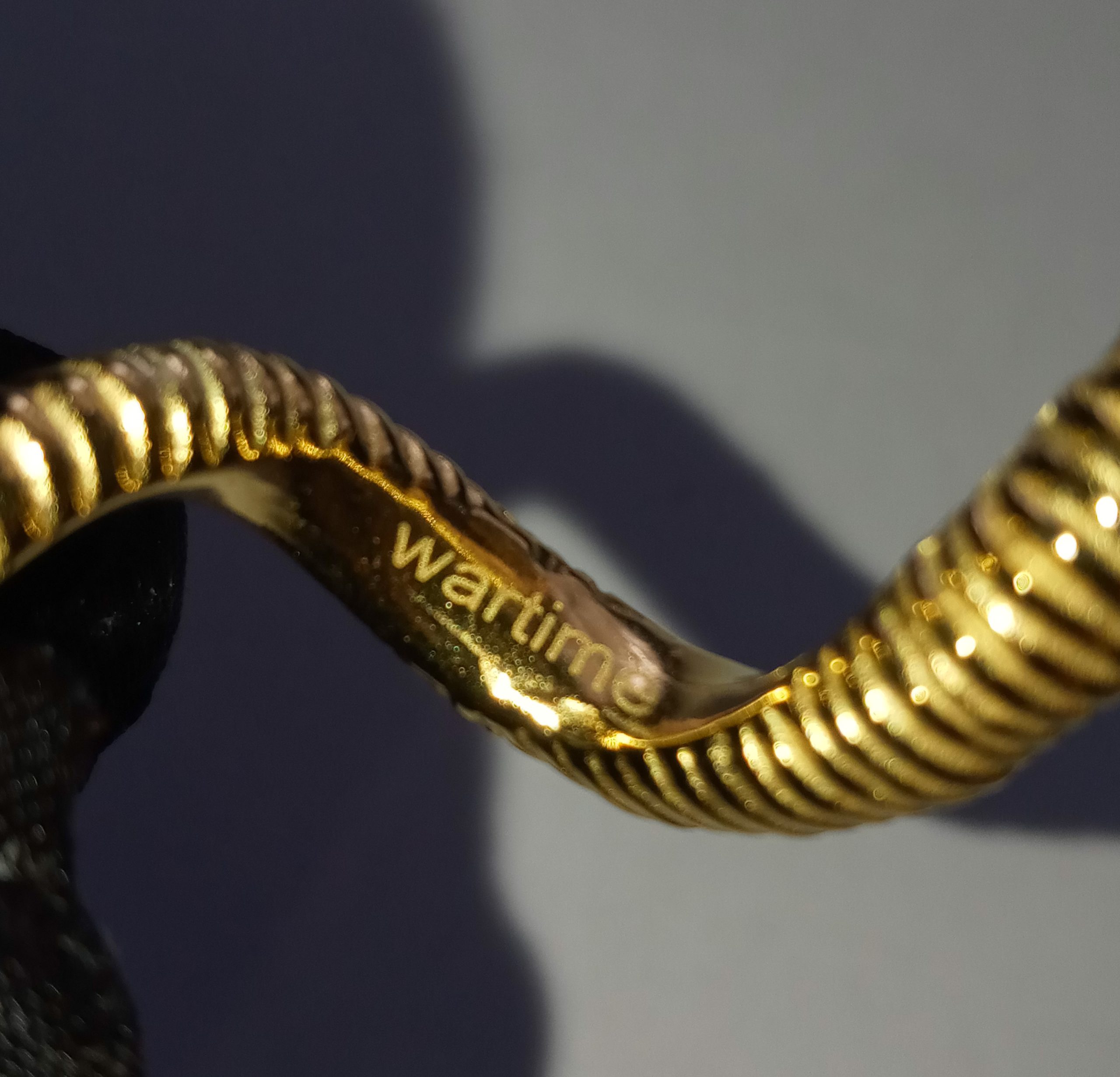 Shofar necklace/ Ram’s Horn necklace gold